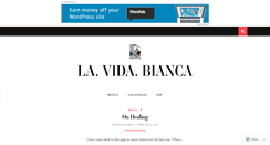 Desktop Screenshot of lavidabianca.com